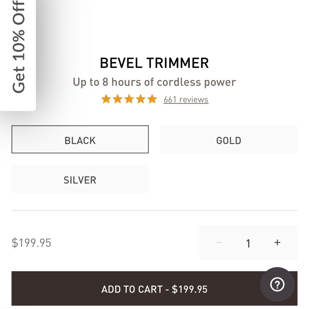 Brand new in the box men’s Bevel Trimmer